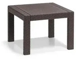 Allibert Lounge-Tisch "Victoria" Braun Rattanoptik Kunststoff,...