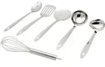 Karl Kr&uuml;ger 122515 K&uuml;chenhelfer-Set 6teilig, Edelstahl