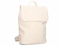 Zwei Mademoiselle City Rucksack Daypack Backpack MR13, Farbe:Weiß