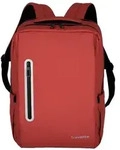 Travelite Boxy Rucksack Daypack Notebookfach wasserfeste Plane Reflektoren rot - Rot