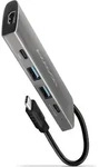 Axagon HMC-5G2 USB 10Gbps hub, 2x USB-A, 2x USB-C, HDMI 4k/60Hz, PD 100W, USB-C