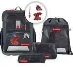 Step by Step Ranzen-Set CLOUD, 5-teilig - Schwarz