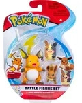 Battle Figure Set Raichu + Morpeko + Evoli