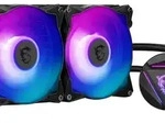 MSI MAG CORELIQUID 240R V2, Liquid сooling kit, 12 cm, 78,73 cfm, Schwarz