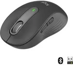 Logitech Signature M650, rechts, Optisch, Bluetooth, 4000 DPI, Graphit - Grau