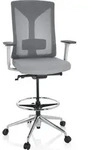 hjh OFFICE Counterstuhl HALIFAX WORK Arbeitsstuhl mit Armlehnen (h&ouml;henverstellbar)