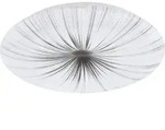 EGLO LED Deckenleuchte Nieves, &Oslash; 41 cm, Kristalleffekt Deckenlampe Wohnzimmerlampe,