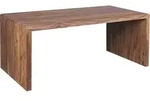 WOHNLING Schreibtisch BOHA Massiv-Holz Sheesham Computertisch 180 cm breit Echtholz