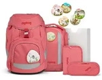 Ergobag Pack Lamas in B&auml;rjamas Schulrucksack Set 6tlg. - Rosa