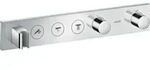 Thermostatmodul SHOWERSOLUTIONS SELECT 530/90 chrom chrom - Wei&szlig;