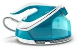 Philips PerfectCare Compact Dampfb&uuml;geleisen, 120 g/min Dampf, blau (GC7920/20) -