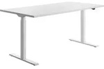 Topstar Sitz-/Steh-Schreibtisch, (B)1.600 mm, wei&szlig; elektr. h&ouml;henverstellbar Weiss