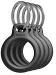1x4 Belkin Schl&uuml;sselanh&auml;nger f&uuml;r Apple AirTag, schwarz MSC001btBK - Schwarz