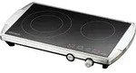 Doppelkochplatte CT 3400/E, Geh&auml;use aus Edelstahl, original SCHOTT Ceran&reg;