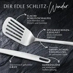 Stanley Rogers Schlitzwender 31 cm, Pfannenwender mit formsch&ouml;nen Design aus