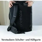 Onemate Ultimate Schwarz Reise Rucksack - Schwarz