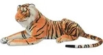 vidaXL Tiger Kuscheltier Pl&uuml;sch Braun XXL - Braun