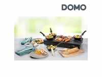 4 Personen WOK-Set DOMO DO8712W schwarzes 3in1 Gourmetset