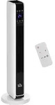 HOMCOM Heizger&auml;t Heizl&uuml;fter 2200W Heizturm mit Fernbedienung Oszillation ABS PA -