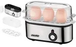 Mesko Home MS 4485, 3 Eier, Hart, Medium, Weich, Knopf, Schwarz, Silber, Transparent,
