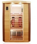 Dewello Infrarotkabine Infrarotsauna TORONTO 127cm x 106cm inkl.