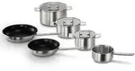 Siemens HZ9SE060 6-teiliges Kochset Edelstahl rostfrei Antihafteigenschaft - Silber