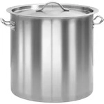vidaXL Kochtopf 26 L 32x32 cm Edelstahl - Silber