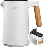 Balter Wasserkocher Edelstahl mit Temperatureinstellung 1,5L, 2200W, BPA-frei,