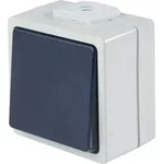 as-Schwabe Aufputzschalter Taster Wechsler 2 Leitungseinf&uuml;hrungen 230V 10A IP54