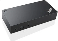 Lenovo 40A90090SA, Lenovo ThinkPad USB C-Dock, 40A90090SA Schwarz