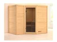 Karibu Sauna Sahib 2 40mm ohne Ofen moderne Tür