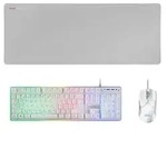 Mars Gaming MCPXWPT, Kabelgebunden, USB, Membran Key Switch, RGB-LED, Wei&szlig;, Maus
