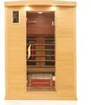 Dewello Infrarotkabine Infrarotsauna PIERSON PRO 135cm x 105cm Hemlock-Zeder...