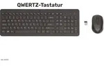 HP 330 - Tastatur-und-Maus-Set - kabellos - 2.4 GHz - Deutsch - Schwarz - f&uuml;r HP 21,