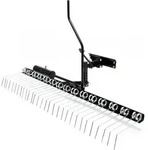 Wiltec Vertikutierer 120 cm f&uuml;r Aufsitzm&auml;her, Rasenl&uuml;fter mit Stahlfedern...