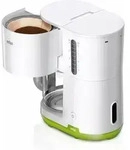 Braun KF1100, Filterkaffeemaschine, Gemahlener Kaffee, 1000 W, Wei&szlig;, Gr&uuml;n -