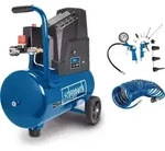 Scheppach Druckluft Kompressor HC30o | &ouml;lfrei & langlebig | 1100W | 24L Kessel 