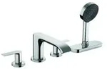Fertigmontageset VIVENIS f 4-Loch-Wannenrandarmatur m sBox chrom chrom