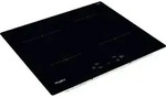 Whirlpool WS Q2160 NE, Schwarz, Integriert, 59 cm, Zonen-Induktionskochfeld,