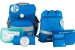 School-Mood Timeless Air+ Schulranzen-Set 7tlg. - Blau