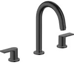 HANSGROHE 71563670 3-Loch Waschtischarmatur Vernis Shape - Schwarz
