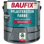 BAUFIX Pflasterstein Farbe anthrazitgrau matt, 2.5 Liter, Beton- und Bodenfarbe -