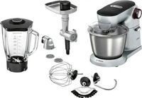 Bosch MUM9B34S27, Bosch MUM9B34S27, 5,5 l, Aluminium, Schwarz, Drehregler,...