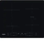 Whirlpool WB B8360 NE, Schwarz, Integriert, 59 cm, Zonen-Induktionskochfeld,