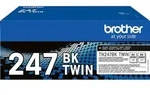 Brother TN247BK TWIN - 2er-Pack - Hohe Ergiebigkeit - Schwarz - original -