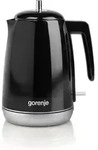 Gorenje K15RLBK Elektrischer Wasserkocher, 1,7 l, 2200 W, Schwarz, Kunststoff,