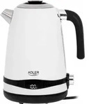 Adler AD 1295w Wasserkocher 1 7 l Wei&szlig; - Schwarz/Wei&szlig;