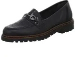 Rieker Damen Loafer 54862-01 schwarz Gr. 38 - Schwarz - 38