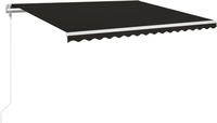 vidaXL Markise Automatisch Einziehbar 400x350 cm Anthrazit