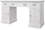 vidaXL Schreibtisch Sekret&auml;r Wei&szlig; 140 x 48 x 80 cm - Wei&szlig;